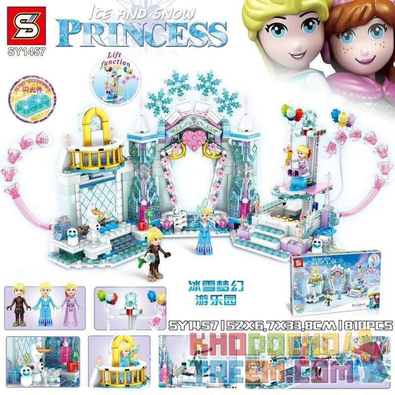 SHENG YUAN SY SY1457 1457 Xếp hình kiểu Lego FRIENDS Ice And Snow Princess Ice Fantasy Amusement Park Công Viên Giải Trí Snow Fa