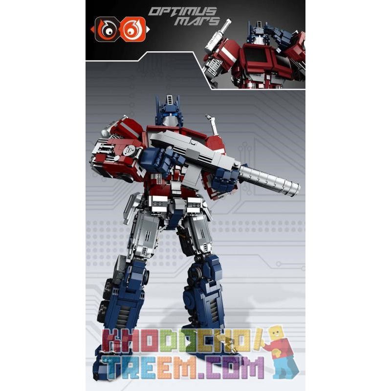 66 1 non  OPTIMUS. bộ đồ chơi xếp lắp ráp ghép mô hình Movie & Game OPTIMUS MARS Phim Và Trò Chơi 2700 khối