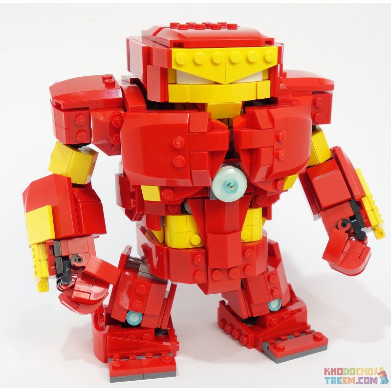 SUPER 18K K-88 K777 Xếp hình kiểu Lego SUPER HEROES Steel Robots Big Boy Hero Series HulkBuster Brickheadz Iron Man Fangtouzai Anti-Hulk Armor Iron Man Fangtang Antharma Bọc Thép 912 khối
