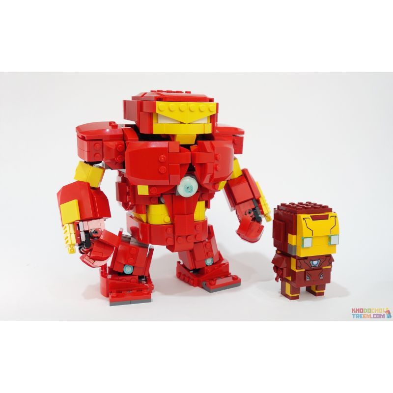 SUPER 18K K777 K-88 non  IRON MAN FANGTANG ANTHARMA BỌC THÉP bộ đồ chơi xếp lắp ráp ghép mô hình Super Heroes STEEL ROBOTS BIG BOY HERO SERIES HULKBUSTER BRICKHEADZ Siêu Nhân Anh Hùng 912 khối