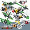 QIAO LE TONG TS88051 88051 non  MÁY BAY CHIẾN ĐẤU LIÊN MINH 6 SPITFIRE BF-109 ZERO P-40 LA-7 HAWK-III bộ đồ chơi xếp lắp ráp ghép mô hình Military Army ALLIANCE FIGHTER Quân Sự Bộ Đội 1083 khối
