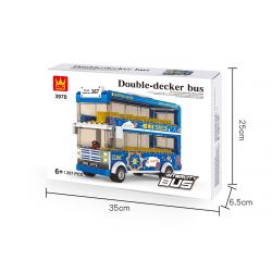 WANGE 3970 non  XE BUÝT HAI TẦNG bộ đồ chơi xếp lắp ráp ghép mô hình City INTERCITY BUS DOUBLE-DECKER Thành Phố 257 khối WANGE 3970 non  XE BUÝT HAI TẦNG bộ đồ chơi xếp lắp ráp ghép mô hình City INTERCITY BUS DOUBLE-DECKER Thành Phố 257 khối
