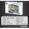 WANGE 3970 non  XE BUÝT HAI TẦNG bộ đồ chơi xếp lắp ráp ghép mô hình City INTERCITY BUS DOUBLE-DECKER Thành Phố 257 khối