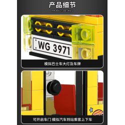 WANGE 3970 non  XE BUÝT HAI TẦNG bộ đồ chơi xếp lắp ráp ghép mô hình City INTERCITY BUS DOUBLE-DECKER Thành Phố 257 khối WANGE 3970 non  XE BUÝT HAI TẦNG bộ đồ chơi xếp lắp ráp ghép mô hình City INTERCITY BUS DOUBLE-DECKER Thành Phố 257 khối