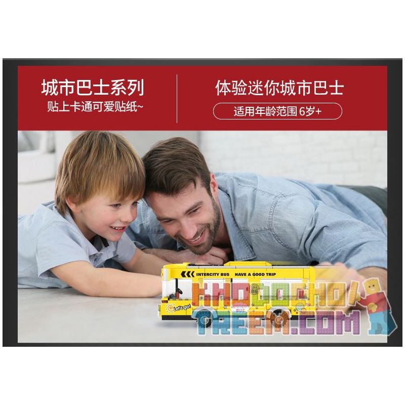 WANGE 3971 non  XE BUÝT LIÊN TỈNH bộ đồ chơi xếp lắp ráp ghép mô hình City INTERCITY BUS INTERCITY Thành Phố 231 khối WANGE 3971 non  XE BUÝT LIÊN TỈNH bộ đồ chơi xếp lắp ráp ghép mô hình City INTERCITY BUS INTERCITY Thành Phố 231 khối