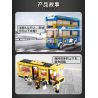 WANGE 3971 non  XE BUÝT LIÊN TỈNH bộ đồ chơi xếp lắp ráp ghép mô hình City INTERCITY BUS INTERCITY Thành Phố 231 khối