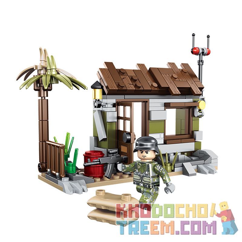 PanlosBrick 636004A 636004B 636004C 636004D Panlos Brick 636004A 636004B 636004C 636004D non  BÀI TẬP COMMAND 4 KIỂU bộ đồ chơi xếp lắp ráp ghép mô hình Peacemission Nhiệm Vụ Gìn Giữ Hòa Bình 865 khối