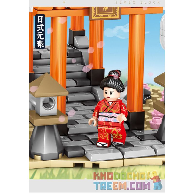 SEMBO 601075 non  CHIDORI bộ đồ chơi xếp lắp ráp ghép mô hình Cherry Blossom Season Mùa Hoa Anh Đào 647 khối SEMBO 601075 non  CHIDORI bộ đồ chơi xếp lắp ráp ghép mô hình Cherry Blossom Season Mùa Hoa Anh Đào 647 khối