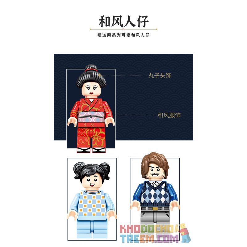 SEMBO 601075 non  CHIDORI bộ đồ chơi xếp lắp ráp ghép mô hình Cherry Blossom Season Mùa Hoa Anh Đào 647 khối SEMBO 601075 non  CHIDORI bộ đồ chơi xếp lắp ráp ghép mô hình Cherry Blossom Season Mùa Hoa Anh Đào 647 khối