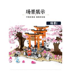 SEMBO 601075 non  CHIDORI bộ đồ chơi xếp lắp ráp ghép mô hình Cherry Blossom Season Mùa Hoa Anh Đào 647 khối SEMBO 601075 non  CHIDORI bộ đồ chơi xếp lắp ráp ghép mô hình Cherry Blossom Season Mùa Hoa Anh Đào 647 khối