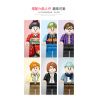 SEMBO 601076 non  MỨC ĐỘ TRUNG BÌNH CHERRY VIEW bộ đồ chơi xếp lắp ráp ghép mô hình Cherry Blossom Season Mùa Hoa Anh Đào 1167 khối
