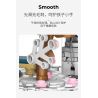 SEMBO 601077 non  HỘP XOAY ĐÈN TRONG SUỐT bộ đồ chơi xếp lắp ráp ghép mô hình Cherry Blossom Season Mùa Hoa Anh Đào 259 khối