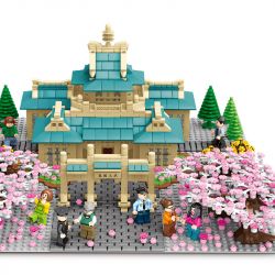SEMBO 601079 non  ĐẠI HỌC VŨ HÁN SAKURA bộ đồ chơi xếp lắp ráp ghép mô hình Cherry Blossom Season Mùa Hoa Anh Đào 2529 khối SEMBO 601079 non  ĐẠI HỌC VŨ HÁN SAKURA bộ đồ chơi xếp lắp ráp ghép mô hình Cherry Blossom Season Mùa Hoa Anh Đào 2529 khối