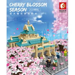SEMBO 601079 non  ĐẠI HỌC VŨ HÁN SAKURA bộ đồ chơi xếp lắp ráp ghép mô hình Cherry Blossom Season Mùa Hoa Anh Đào 2529 khối SEMBO 601079 non  ĐẠI HỌC VŨ HÁN SAKURA bộ đồ chơi xếp lắp ráp ghép mô hình Cherry Blossom Season Mùa Hoa Anh Đào 2529 khối