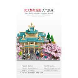 SEMBO 601079 non  ĐẠI HỌC VŨ HÁN SAKURA bộ đồ chơi xếp lắp ráp ghép mô hình Cherry Blossom Season Mùa Hoa Anh Đào 2529 khối SEMBO 601079 non  ĐẠI HỌC VŨ HÁN SAKURA bộ đồ chơi xếp lắp ráp ghép mô hình Cherry Blossom Season Mùa Hoa Anh Đào 2529 khối