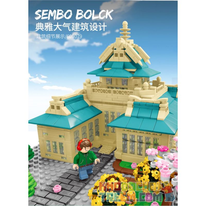 SEMBO 601079 non  ĐẠI HỌC VŨ HÁN SAKURA bộ đồ chơi xếp lắp ráp ghép mô hình Cherry Blossom Season Mùa Hoa Anh Đào 2529 khối SEMBO 601079 non  ĐẠI HỌC VŨ HÁN SAKURA bộ đồ chơi xếp lắp ráp ghép mô hình Cherry Blossom Season Mùa Hoa Anh Đào 2529 khối