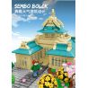 SEMBO 601079 non  ĐẠI HỌC VŨ HÁN SAKURA bộ đồ chơi xếp lắp ráp ghép mô hình Cherry Blossom Season Mùa Hoa Anh Đào 2529 khối