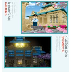 SEMBO 601079 non  ĐẠI HỌC VŨ HÁN SAKURA bộ đồ chơi xếp lắp ráp ghép mô hình Cherry Blossom Season Mùa Hoa Anh Đào 2529 khối SEMBO 601079 non  ĐẠI HỌC VŨ HÁN SAKURA bộ đồ chơi xếp lắp ráp ghép mô hình Cherry Blossom Season Mùa Hoa Anh Đào 2529 khối