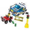 Kazi KY67272 67272 non  THEO ĐUỔI TRẠM KIỂM SOÁT TẠM THỜI bộ đồ chơi xếp lắp ráp ghép mô hình Police Cảnh Sát 257 khối