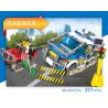 Kazi KY67272 67272 non  THEO ĐUỔI TRẠM KIỂM SOÁT TẠM THỜI bộ đồ chơi xếp lắp ráp ghép mô hình Police Cảnh Sát 257 khối