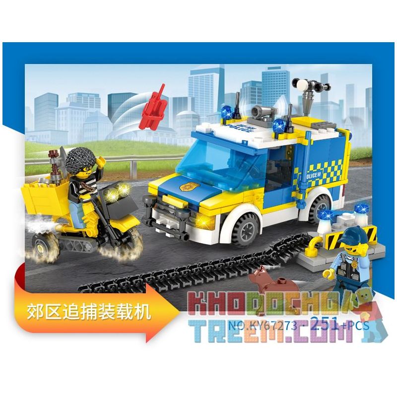 Kazi KY67273 67273 non  ĐIỂM KIỂM TRA SWAT bộ đồ chơi xếp lắp ráp ghép mô hình Police Cảnh Sát 251 khối