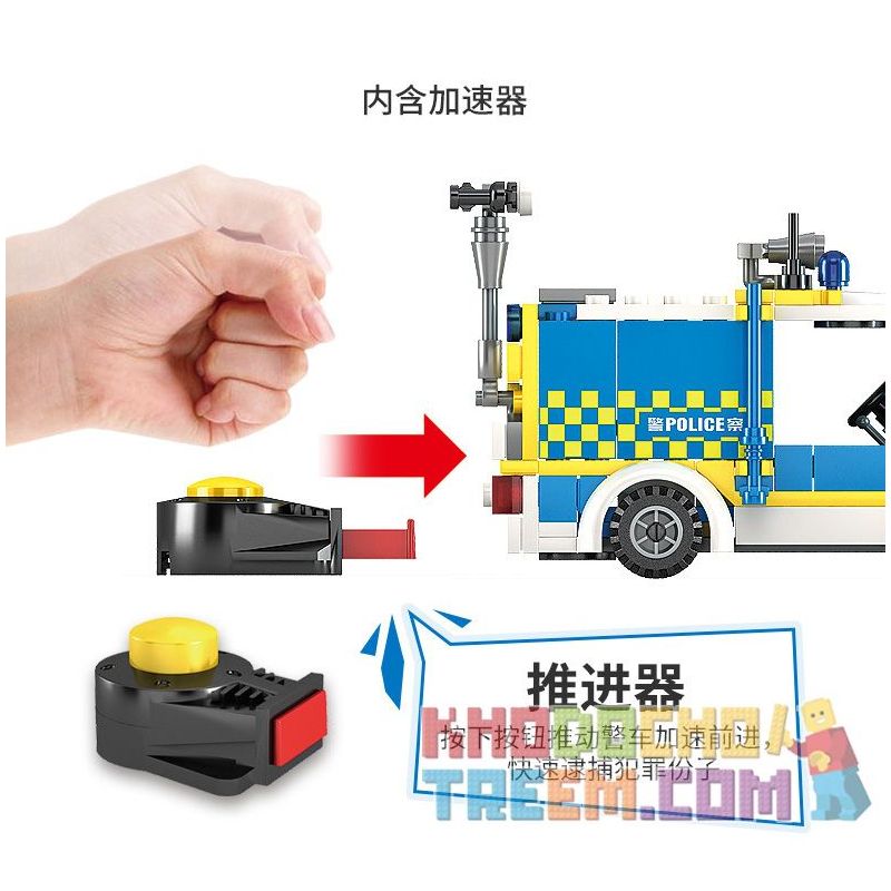 Kazi KY67273 67273 non  ĐIỂM KIỂM TRA SWAT bộ đồ chơi xếp lắp ráp ghép mô hình Police Cảnh Sát 251 khối