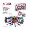 Enlighten 2031 Qman 2031 non  XE BUÝT GIAI ĐOẠN TỎA SÁNG SIÊU TÂN TINH bộ đồ chơi xếp lắp ráp ghép mô hình Cherry Cô Nàng Ngọt Ngào 984 khối