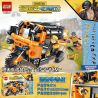 QS08 914 RUIZHI BEE 844 non  TUK TUK MÀU CAM bộ đồ chơi xếp lắp ráp ghép mô hình  TECHNOLOGY Kỹ Thuật Công Nghệ Cao Mô Hình Phương Tiện 185 khối
