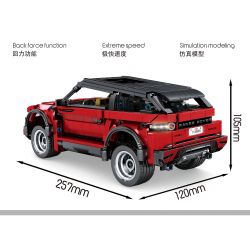 SEMBO 701804 non  LAND TIGER AURORA. bộ đồ chơi xếp lắp ráp ghép mô hình  BMW I8 Kỹ Thuật Công Nghệ Cao Mô Hình Phương Tiện 813 khối