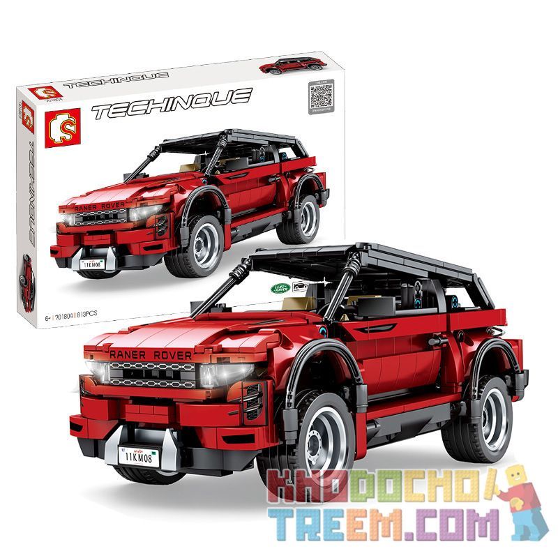 SEMBO 701804 non  LAND TIGER AURORA. bộ đồ chơi xếp lắp ráp ghép mô hình  BMW I8 Kỹ Thuật Công Nghệ Cao Mô Hình Phương Tiện 813 khối