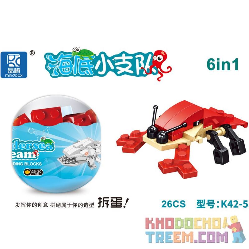  MINDBOX  K42 Xp h nh kiu Lego  CREATOR Seabed Small 