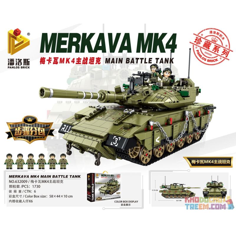 PanlosBrick 632009 Panlos Brick 632009 Xếp hình kiểu Lego MILITARY ARMY Merkava MK4 Main Battle Tank Mekawa MK4 Main Battle Tank PanlosBrick 632009 Panlos Brick 632009 Xếp hình kiểu Lego MILITARY ARMY Merkava MK4 Main Battle Tank Mekawa MK4 Main Battle Tank
