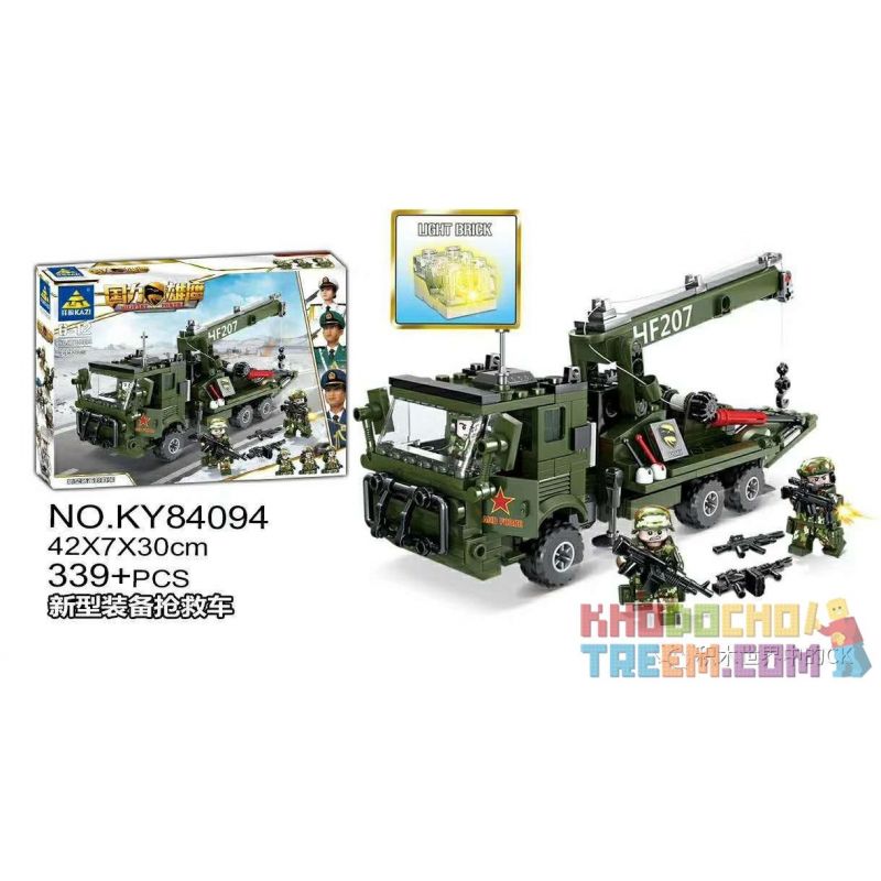 Kazi KY84094 84094 Xếp hình kiểu Lego MILITARY POWER Guiline Eagle New Equipment Rescue Thiết Bị Mới Xe Cứu Hộ 339 khối Kazi KY84094 84094 Xếp hình kiểu Lego MILITARY POWER Guiline Eagle New Equipment Rescue Thiết Bị Mới Xe Cứu Hộ 339 khối