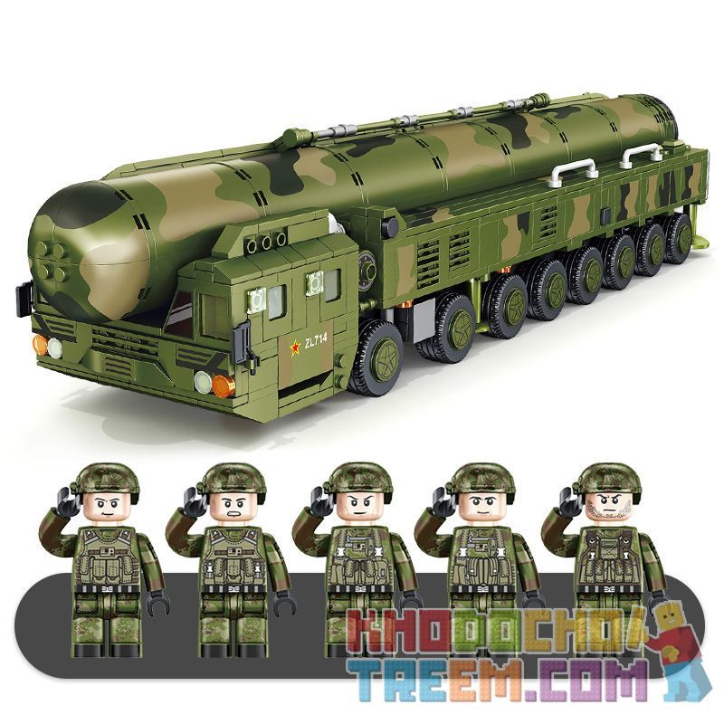 PanlosBrick 639009 Panlos Brick 639009 non  TÊN LỬA HẠT NHÂN CHIẾN LƯỢC LIÊN LỤC ĐỊA DONGFENG-41 bộ đồ chơi xếp lắp ráp ghép mô hình Military Army DF-41 INTERCONTINENTAL MISSILE Quân Sự Bộ Đội 1149 khối PanlosBrick 639009 Panlos Brick 639009 non  TÊN LỬA HẠT NHÂN CHIẾN LƯỢC LIÊN LỤC ĐỊA DONGFENG-41 bộ đồ chơi xếp lắp ráp ghép mô hình Military Army DF-41 INTERCONTINENTAL MISSILE Quân Sự Bộ Đội 1149 khối