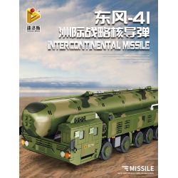 PanlosBrick 639009 Panlos Brick 639009 non  TÊN LỬA HẠT NHÂN CHIẾN LƯỢC LIÊN LỤC ĐỊA DONGFENG-41 bộ đồ chơi xếp lắp ráp ghép mô hình Military Army DF-41 INTERCONTINENTAL MISSILE Quân Sự Bộ Đội 1149 khối PanlosBrick 639009 Panlos Brick 639009 non  TÊN LỬA HẠT NHÂN CHIẾN LƯỢC LIÊN LỤC ĐỊA DONGFENG-41 bộ đồ chơi xếp lắp ráp ghép mô hình Military Army DF-41 INTERCONTINENTAL MISSILE Quân Sự Bộ Đội 1149 khối