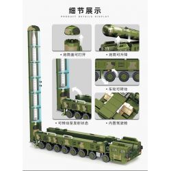 PanlosBrick 639009 Panlos Brick 639009 non  TÊN LỬA HẠT NHÂN CHIẾN LƯỢC LIÊN LỤC ĐỊA DONGFENG-41 bộ đồ chơi xếp lắp ráp ghép mô hình Military Army DF-41 INTERCONTINENTAL MISSILE Quân Sự Bộ Đội 1149 khối PanlosBrick 639009 Panlos Brick 639009 non  TÊN LỬA HẠT NHÂN CHIẾN LƯỢC LIÊN LỤC ĐỊA DONGFENG-41 bộ đồ chơi xếp lắp ráp ghép mô hình Military Army DF-41 INTERCONTINENTAL MISSILE Quân Sự Bộ Đội 1149 khối