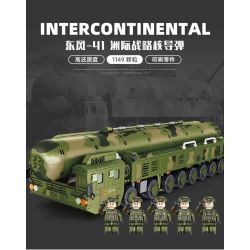 PanlosBrick 639009 Panlos Brick 639009 non  TÊN LỬA HẠT NHÂN CHIẾN LƯỢC LIÊN LỤC ĐỊA DONGFENG-41 bộ đồ chơi xếp lắp ráp ghép mô hình Military Army DF-41 INTERCONTINENTAL MISSILE Quân Sự Bộ Đội 1149 khối PanlosBrick 639009 Panlos Brick 639009 non  TÊN LỬA HẠT NHÂN CHIẾN LƯỢC LIÊN LỤC ĐỊA DONGFENG-41 bộ đồ chơi xếp lắp ráp ghép mô hình Military Army DF-41 INTERCONTINENTAL MISSILE Quân Sự Bộ Đội 1149 khối