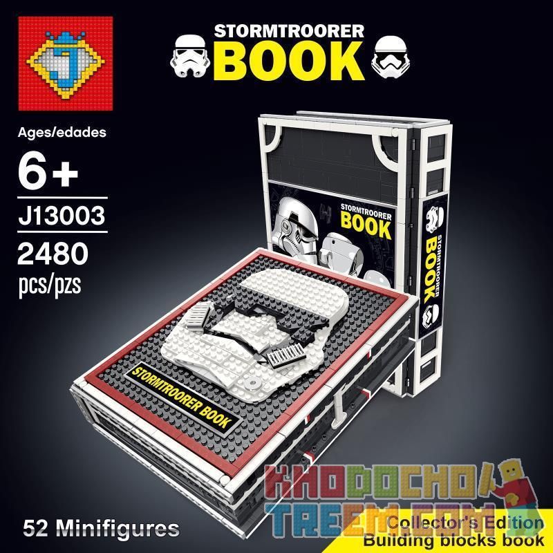 J BRAND J13003 13003 non  SÁCH SƯU TẬP STORMTROOPER bộ đồ chơi xếp lắp ráp ghép mô hình Star Wars STORMTROOPER BOOK Chiến Tranh Giữa Các Vì Sao 2480 khối J BRAND J13003 13003 non  SÁCH SƯU TẬP STORMTROOPER bộ đồ chơi xếp lắp ráp ghép mô hình Star Wars STORMTROOPER BOOK Chiến Tranh Giữa Các Vì Sao 2480 khối
