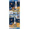 ZHEGAO QL1643 1643 non  BỆ PHÓNG VŨ TRỤ bộ đồ chơi xếp lắp ráp ghép mô hình Ideas TAN MEOW Ý Tưởng 664 khối