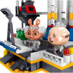 ZHEGAO QL1643 1643 non  BỆ PHÓNG VŨ TRỤ bộ đồ chơi xếp lắp ráp ghép mô hình Ideas TAN MEOW Ý Tưởng 664 khối