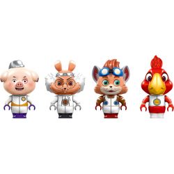 ZHEGAO QL1643 1643 non  BỆ PHÓNG VŨ TRỤ bộ đồ chơi xếp lắp ráp ghép mô hình Ideas TAN MEOW Ý Tưởng 664 khối