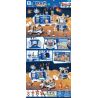 ZHEGAO QL1642 1642 non  TRUNG TÂM THÁM HIỂM MẶT TRĂNG bộ đồ chơi xếp lắp ráp ghép mô hình Ideas TAN MEOW Ý Tưởng 694 khối