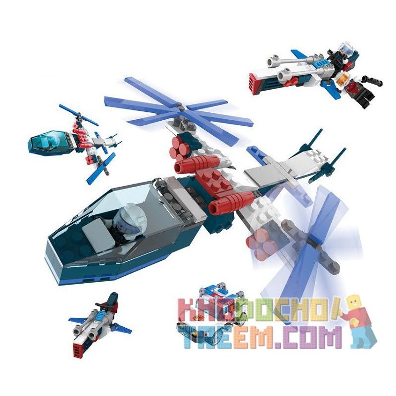 GUDI 8221 Xếp hình kiểu Lego EARTH BORDER Earth Frontier Ghost Fighter Jet Ski Máy Bay Chiến đấu Ghost 171 khối