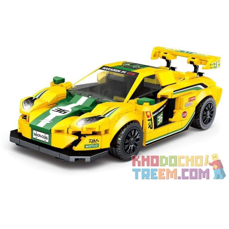 LEYI 31013 Xếp hình kiểu Lego RACING Racing Mclaren P1 GTR Passion Car Mclaren P1 Gtr. 335 khối