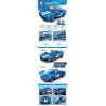 LEYI 31012 non  FORD GT. bộ đồ chơi xếp lắp ráp ghép mô hình Racing Cuộc Đua 350 khối