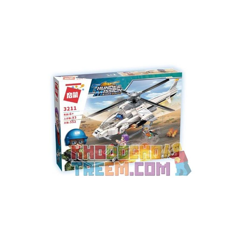 Enlighten 3211 Qman 3211 non  TRỰC THĂNG TẤN CÔNG bộ đồ chơi xếp lắp ráp ghép mô hình Thunder Mission Nhiệm Vụ Sấm Sét 352 khối Enlighten 3211 Qman 3211 non  TRỰC THĂNG TẤN CÔNG bộ đồ chơi xếp lắp ráp ghép mô hình Thunder Mission Nhiệm Vụ Sấm Sét 352 khối