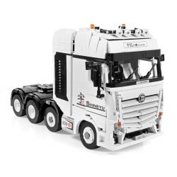 HAPPY BUILD YC-QC007 QC007 YCQC007 non  XE ĐẦU KÉO MERCEDES BENZ 1:10 tỷ lệ 1:10 bộ đồ chơi xếp lắp ráp ghép mô hình Build Team SHINEYU FULLY RC BENZ ACTROS 4163 Đội Xây Dựng 2949 khối