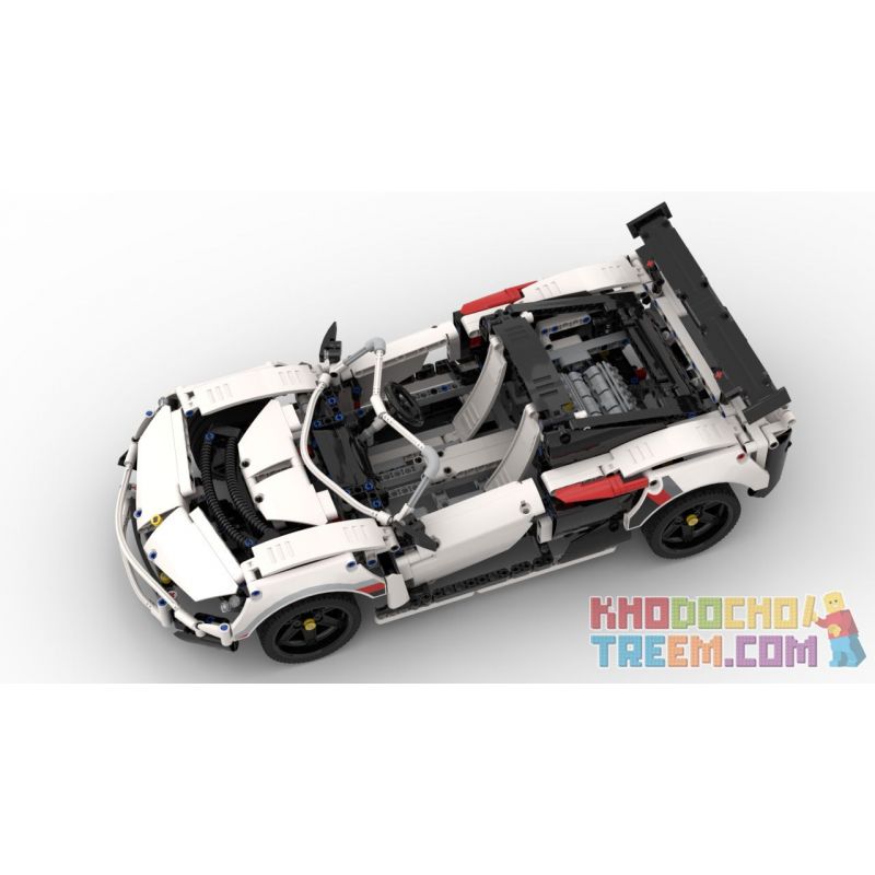 HAPPY BUILD YC-QC011 QC011 YCQC011 REBRICKABLE MOC-31714 31714 MOC31714 non  LOTUS EXIGE V6 | 42096 BAO GỒM bộ đồ chơi xếp lắp ráp ghép mô hình  LOTUS EXIGE V6 42096 C MODEL Kỹ Thuật Công Nghệ Cao Mô Hình Phương Tiện 1145 khối