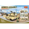 XIPOO XP91025A 91025A non  XE TĂNG CHIẾN ĐẤU CHỦ LỰC ABRAMS CỦA MỸ bộ đồ chơi xếp lắp ráp ghép mô hình Tank Battle M1A2 ABRAMS Xe Tăng Đối Đầu 929 khối