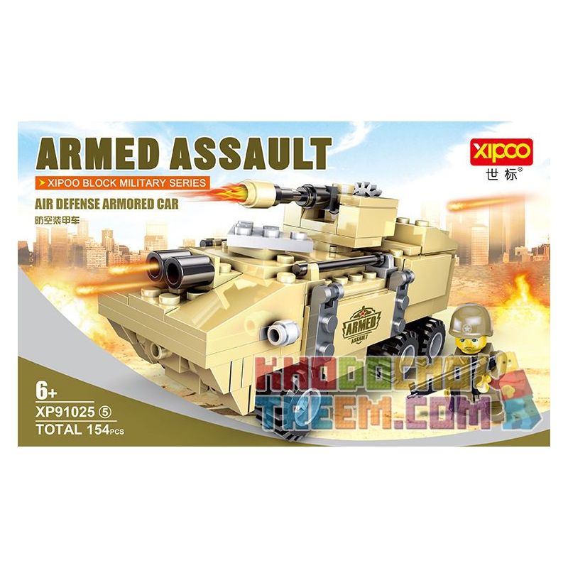 XIPOO XP91025A 91025A non  XE TĂNG CHIẾN ĐẤU CHỦ LỰC ABRAMS CỦA MỸ bộ đồ chơi xếp lắp ráp ghép mô hình Tank Battle M1A2 ABRAMS Xe Tăng Đối Đầu 929 khối